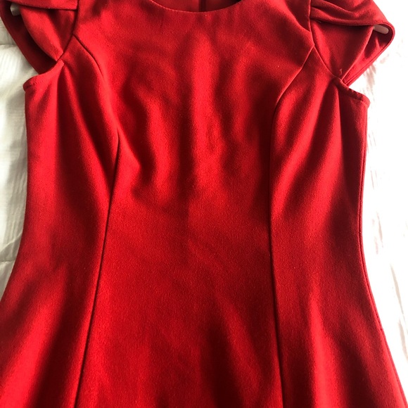 🍊H&M Dress in Deep Orange 🍊 Colour, in Butterfly Sleeves and Back Slit 🍊 - Picture 12 of 12